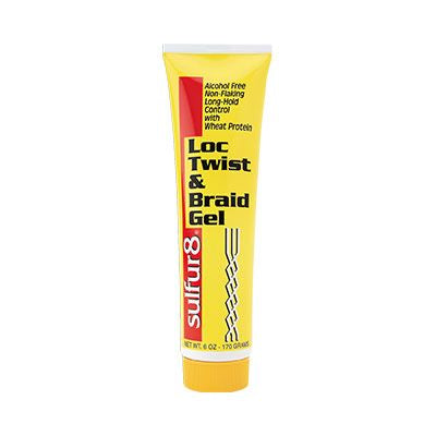 SULFUR8 LOC TWIST & BRAID GEL 6 OZ.