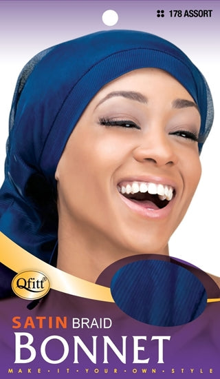 QFITT SATIN BRAID BONNET