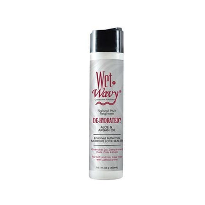 WET N WAVY ALOE & ARGAN OIL MOISTURE LOCK SEALER 10.1 OZ.