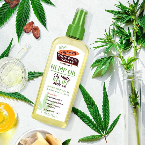PALMERS HEMP OIL CALMING RELIEF BODY OIL 5.1 OZ.