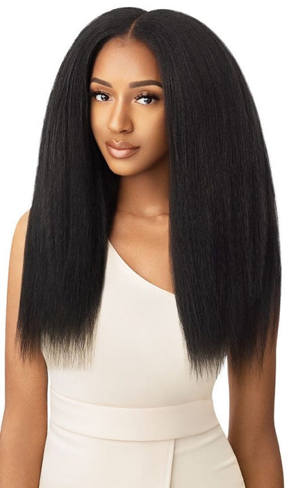 OUTRE BIG BEAUTIFUL HAIR HH BLEND CLIP IN 9PCS KINKY STRAIGHT 18"