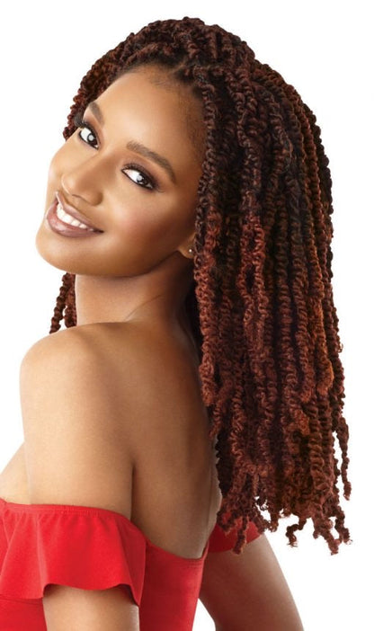 OUTRE SYNTHETIC X-PRESSION TWISTED UP CROCHET BRAID - WAVY BOMB TWIST 24"