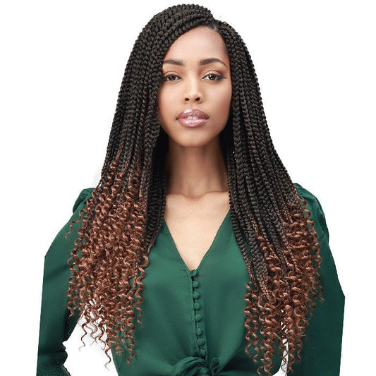 Bobbi Boss Crochet Braid Curly Tips Bomba Box 18" 2X