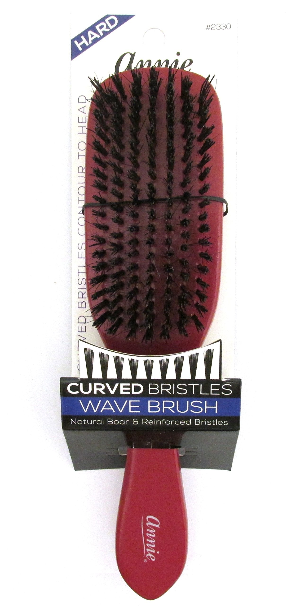 ANNIE HARD CURVED BRISTLES BRUSH