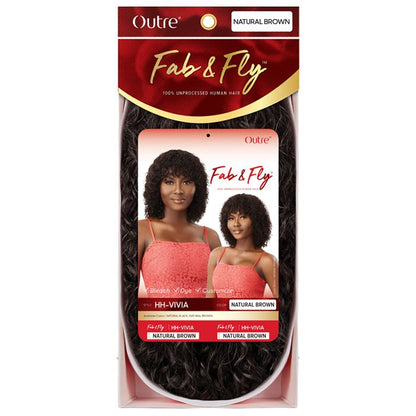 FAB & FLY 100% UNPROCESSED HUMAN FULL WIG - VIVIA