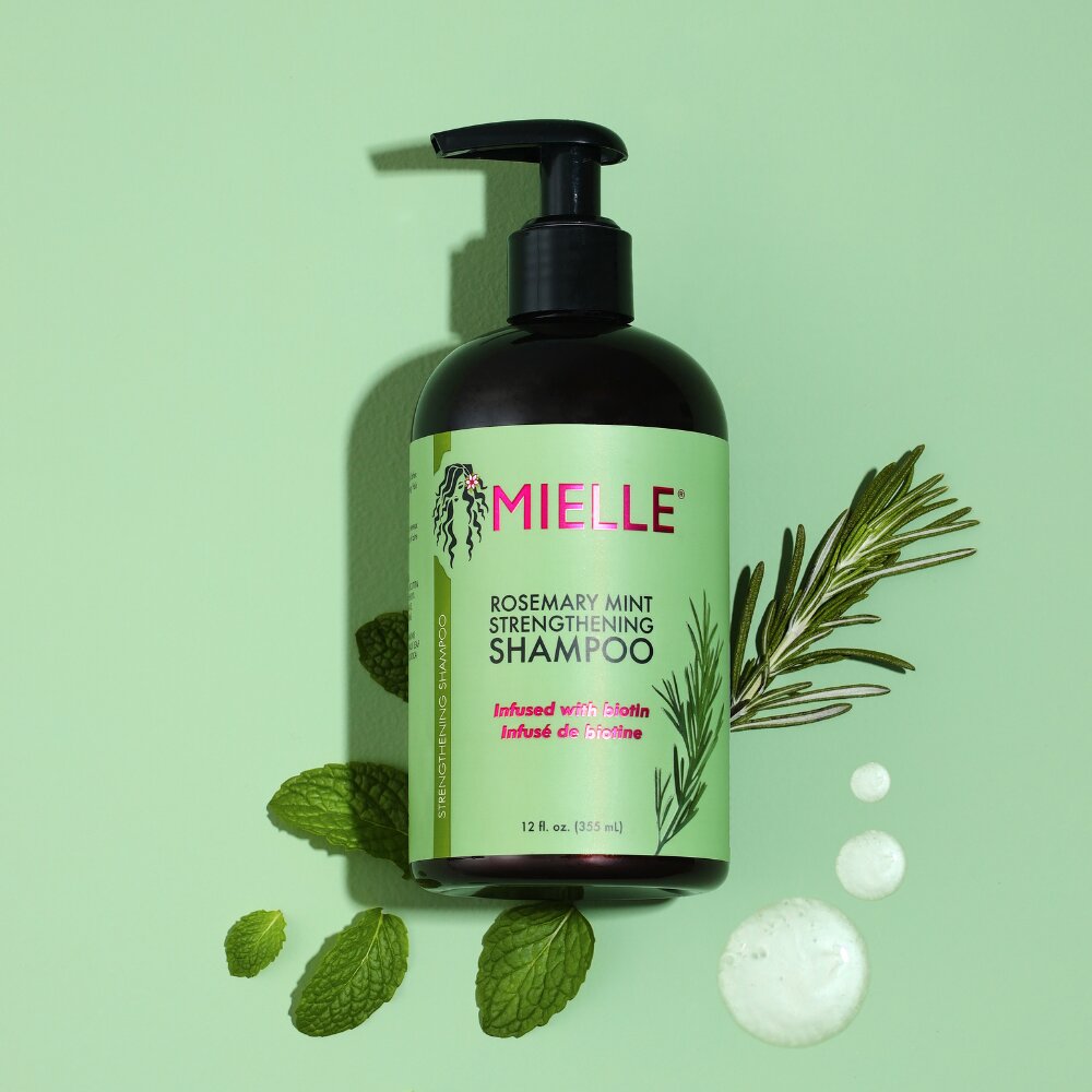 MIELLE ROSEMARY MINT STRENGTHING SHAMPOO 12 OZ.