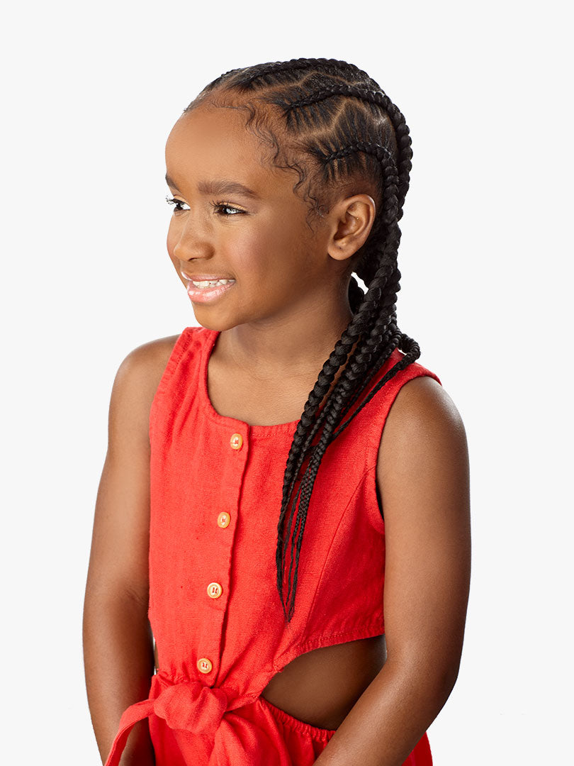 SENSATIONNEL 3X X-PRESSION KIDS PRE-STRETCHED BRAID 28″
