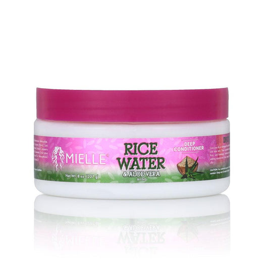 MIELLE  RICE WATER & ALOE DEEP CONDITIONER 8 OZ.