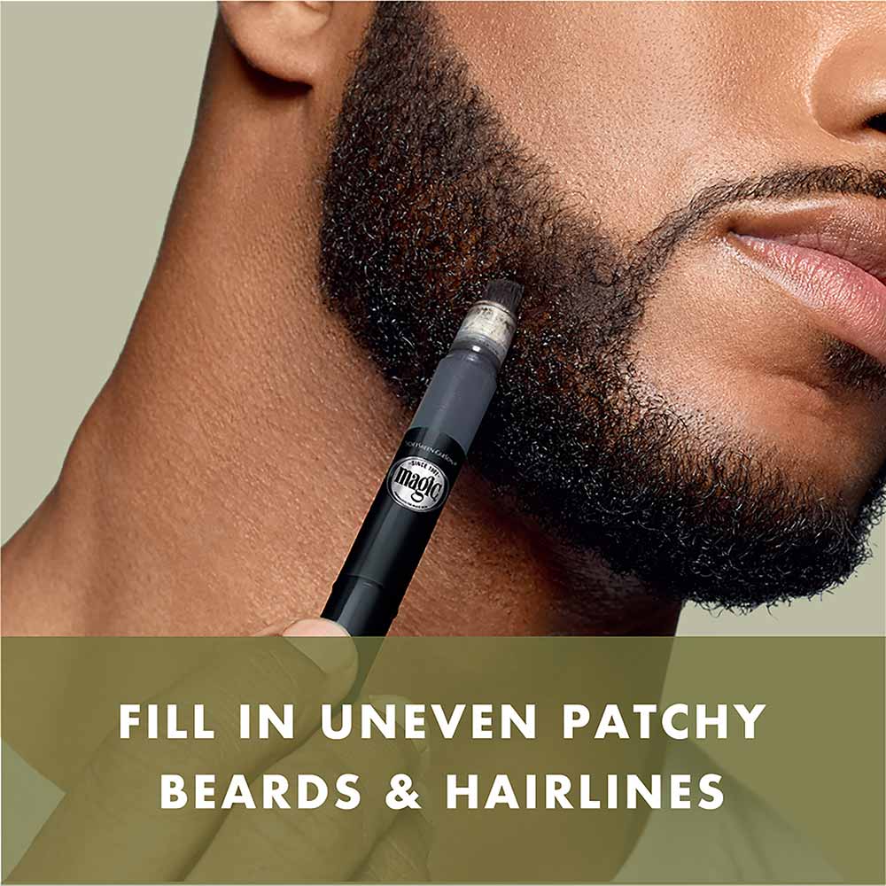 MAGIC GROOMING BEARD FILLER NATURAL BLACK .05 OZ.
