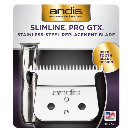 ANDIS SLIMLINE PRO GTX STAINLESS-STEEL REPLACEMENT BLADE #32735