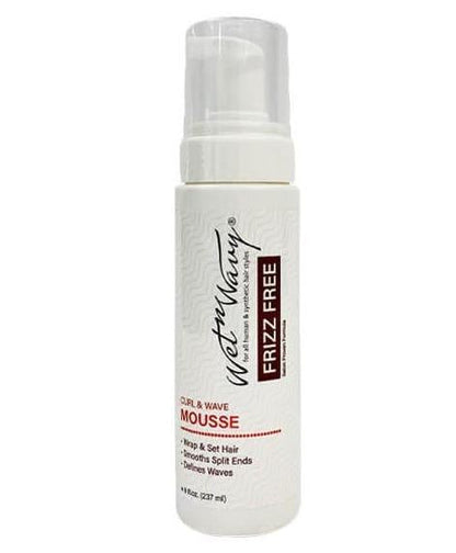 WET-N-WAVY CURL & WAVE FOAM MOUSSE 8 OZ.