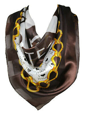 I LOVE JESUS SATIN SCARF