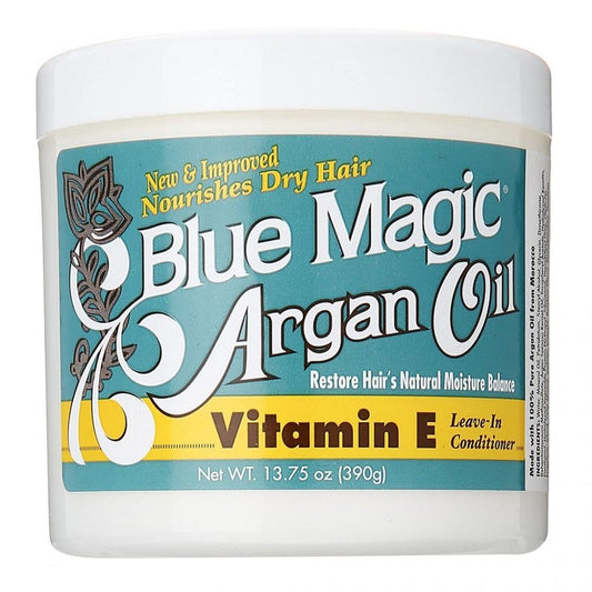 BLUE MAGIC ARGAN OIL VITAMIN E 13.75 OZ
