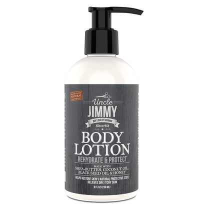 UNCLE JIMMY BODY LOTION 8 OZ.