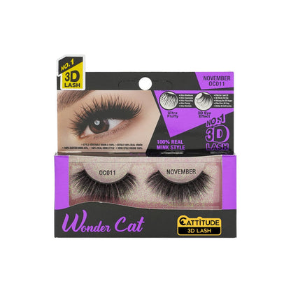 EBIN NOVEMBER - WONDER CAT 3D FAUX MINK LASHES