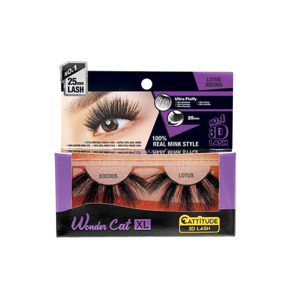 EBIN LOTUS - WONDER CAT XL 25MM 3D FAUX MINK LASHES
