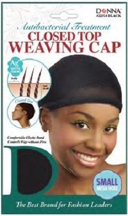DONNA ANTIBACTERIAL TREATMENT CLOSED TOP WEAVING CAP
