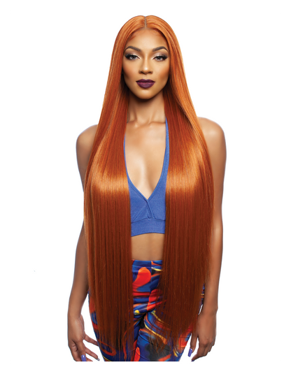 BROWN SUGAR HUMAN HAIR BLEND HD LACE FRONT WIG - WHITNEY