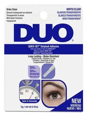 DUO QUICK-SET STRIP LASH ADHESIVE — CLEAR