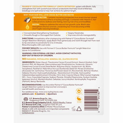 PALMERS’S COCOA BUTTER FORMULA LENGTH RETENTION + BIOTIN PACK 2.1 FL.OZ.