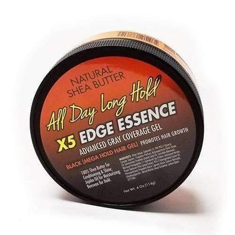 DNA ALL DAY LONG HOLD X5 EDGE ESSENCE- BLACK (EXTREME HOLD) 4OZ.