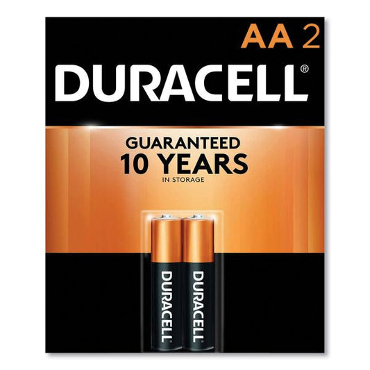 DURACELL COPPERTOP AA BATTERIES 2/PACK