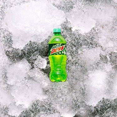 MOUNTAIN DEW SODA - 20 FL OZ.