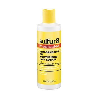 SULFUR8 MEDICATED ANTI-DANDRUFF OIL MOISTURIZING HAIR LOTION 8 OZ.