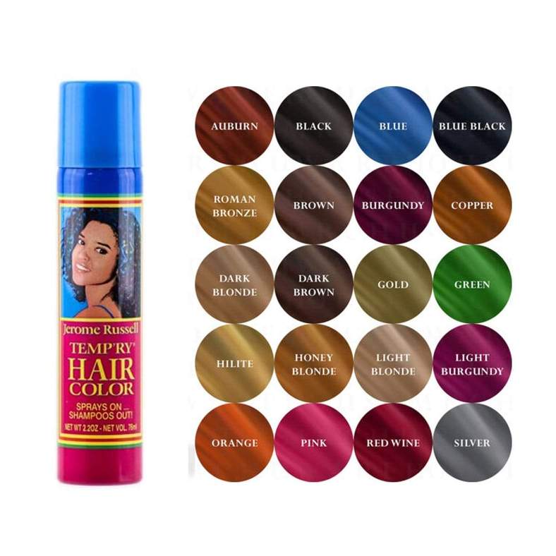 TEMPORARY SPRAY-ON HAIR COLOR 2.2 OZ