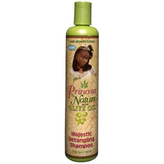 PRINCESS BY NATURE OLIVE OIL MAJESTIC DETANGLING SHAMPOO 12OZ.