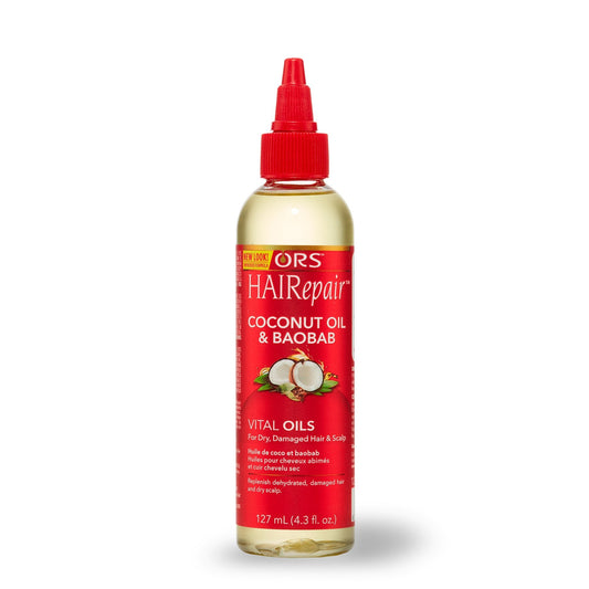 COCONUT AND BAOBAB VITAL OILS FOR DRY, DAMAGED HAIR AND SCALP 6 OZ.