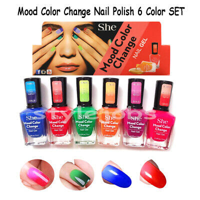 S.HE MOOD COLOR CHANGE NAIL GEL POLISH