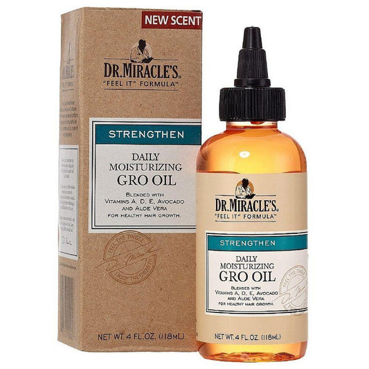 DR. MIRACLE’S DAILY MOISTURIZING GRO OIL 4 OZ.