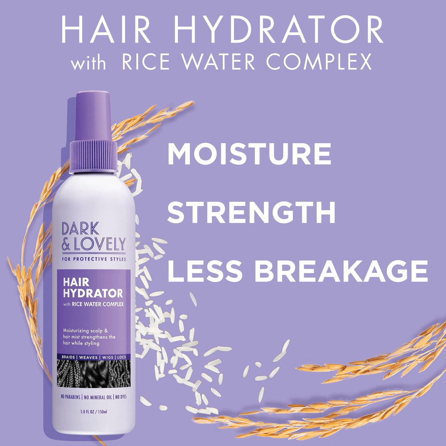 DARK & LOVELY FOR PROTECTIVE STYLES HAIR HYDRATOR 5 OZ.