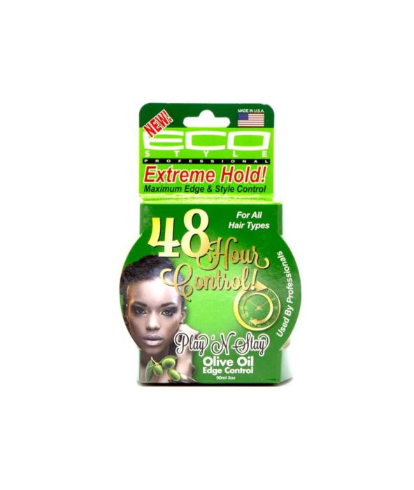 ECO STYLE 48 HOUR CONTROL PLAY 'N STAY EDGE CONTROL [OLIVE OIL] 3 OZ.