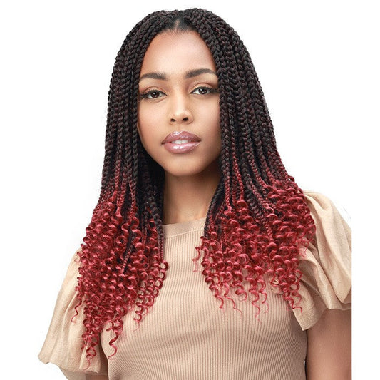 BOBBI BOSS CROCHET BRAID CURLY TIPS BOMBA BOX 14INCH 2X