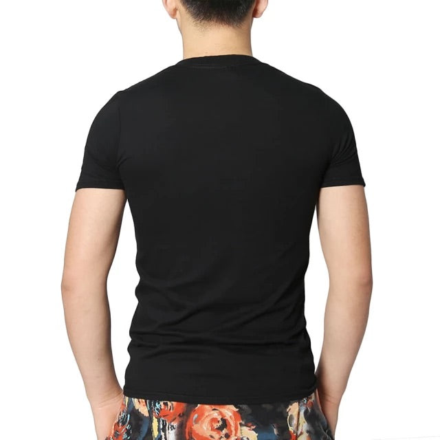 U WEAR MEN’S SHORT SLEEVE 100% COTTON T-SHIRT (V-NECK)
