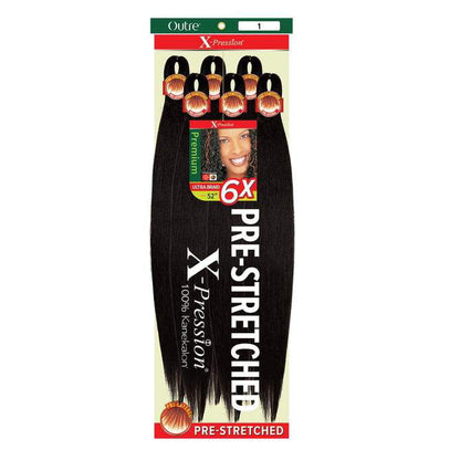 OUTRE - X-PRESSION BRAID-PRE STRETCHED BRAID 52" 6X