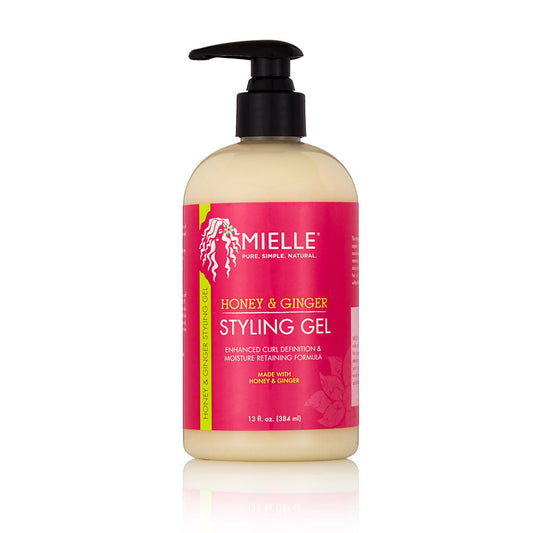 MIELLE HONEY & GINGER STYLING GEL 13 OZ.