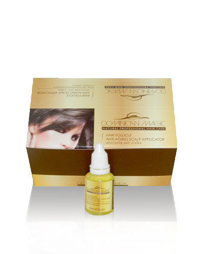 DOMINICAN MAGIC HAIR FOLLICLE REVITALIZING SCALP APPLICATOR 0.53 OZ. (ampollas para la caída)