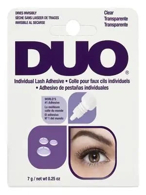 DUO INDIVIDUAL LASH ADHESIVE, CLEAR, 0.25 OZ