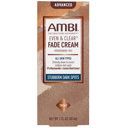 AMBI EVEN & CLEAR ADVANCED FADE CREAM 1 OZ.