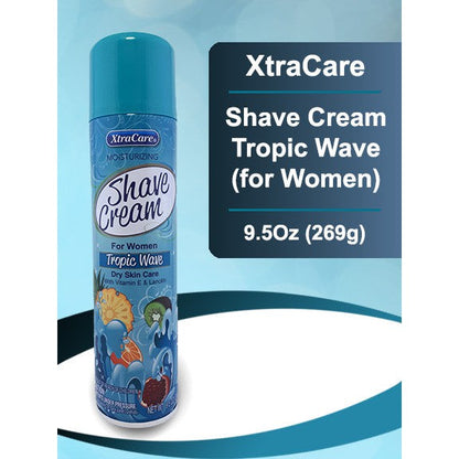 XTRCARE MOISTURIZING SHAVE CREAM FOR WOMEN 9.5 OZ.
