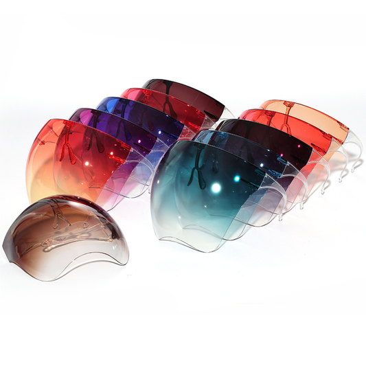 PROTECTIVE ANTI FOG FASHION SUNGLASSES & FACE SHIELD