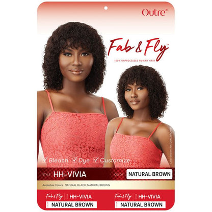 FAB & FLY 100% UNPROCESSED HUMAN FULL WIG - VIVIA