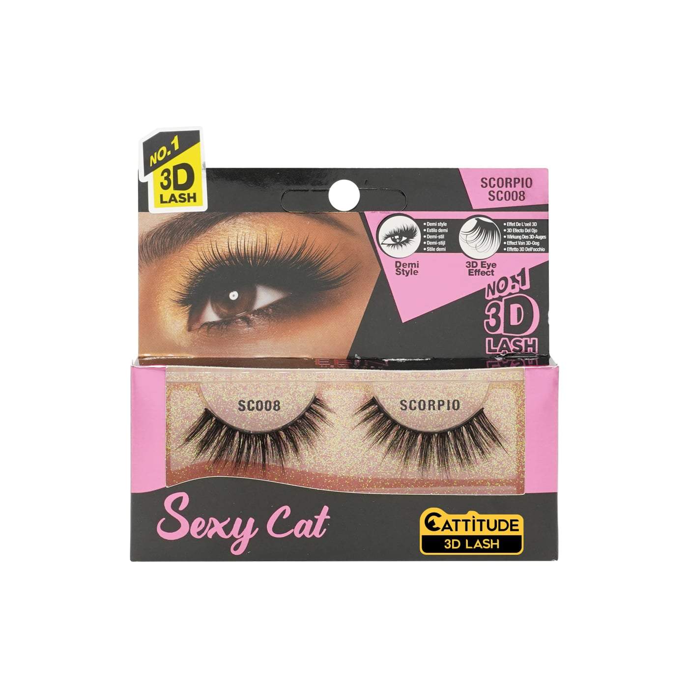 EBIN SCORPIO - SEXY CAT 3D LASHES