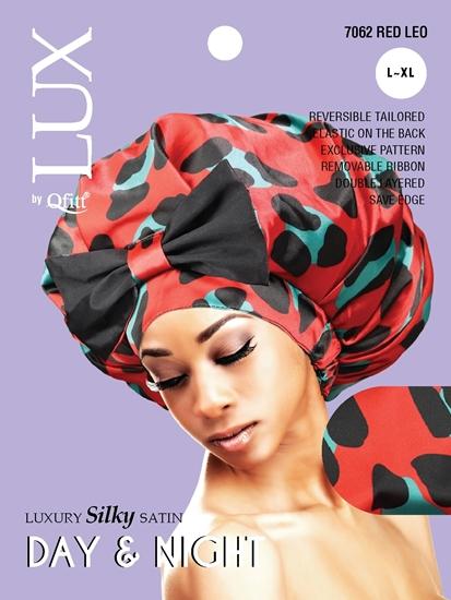 QFITT LUXURY SILKY SATIN DAY & NIGHT CAP-L/XL (7062 LEO)