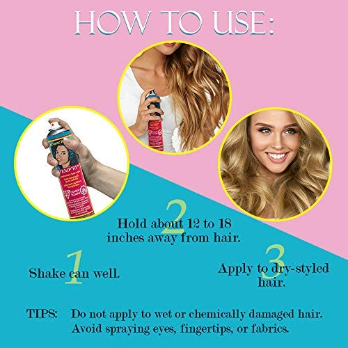 TEMPORARY SPRAY-ON HAIR COLOR 2.2 OZ