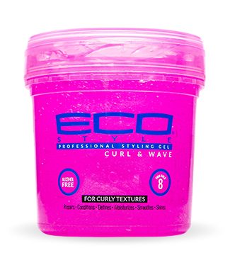 Eco Style Pink Curl Wave Styling Gel