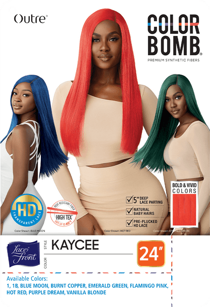OUTRE LACEFRONT COLORBOMB WIG - KAYCEE